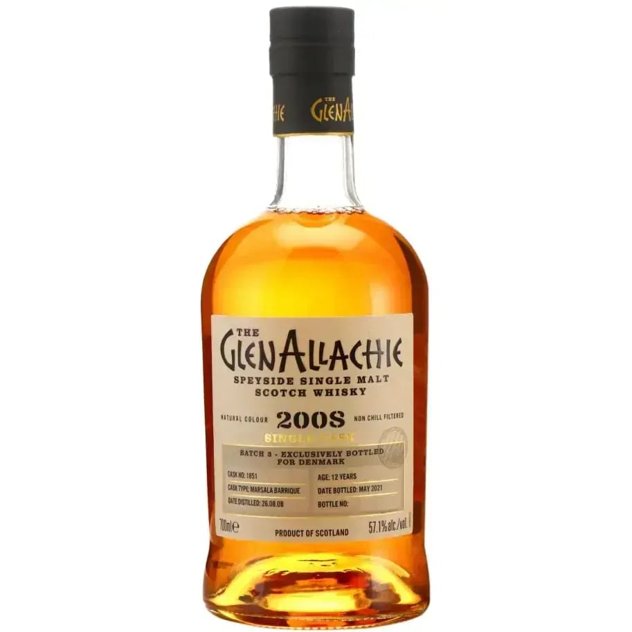 Glenallachie 12 Years Old 2008 Single Cask Cask Nr.1851