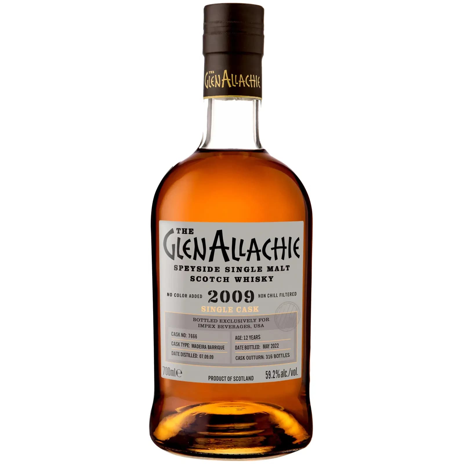 Glenallachie 12 Years Old 2009 Cask Nr.7666