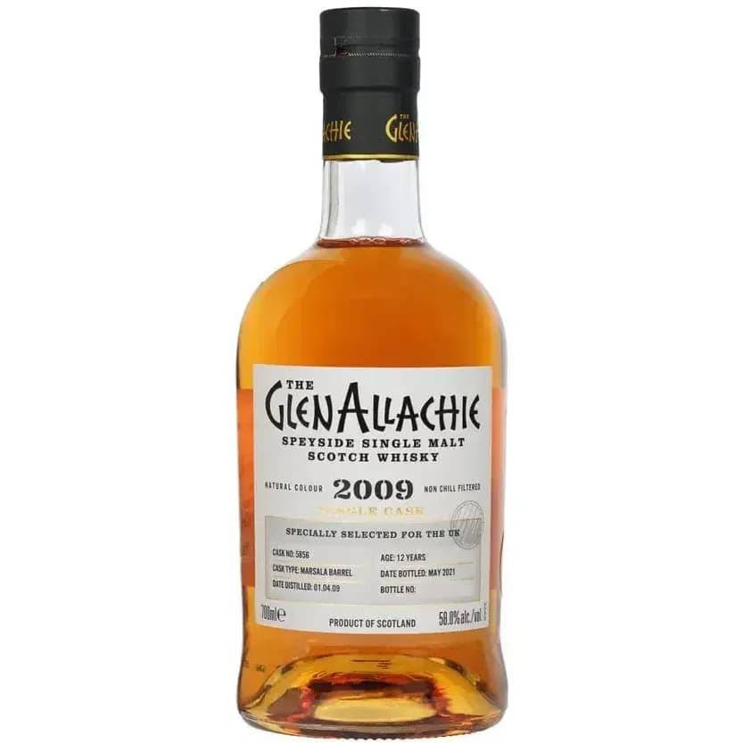 Glenallachie 12 Years Old 2009 Single Cask Cask Nr.5856