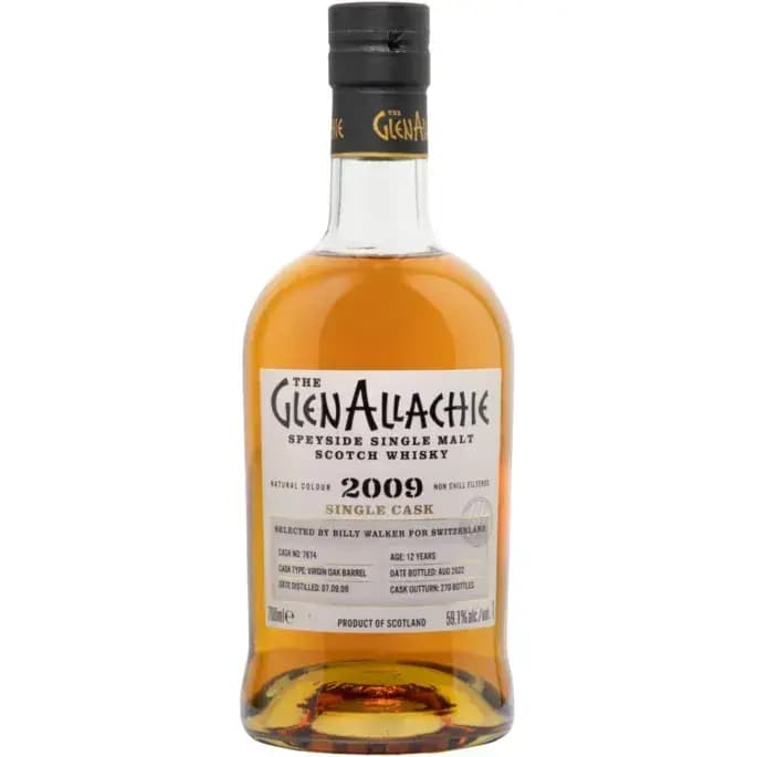 Glenallachie 12 Years Old 2009 Single Cask Cask Nr.7674