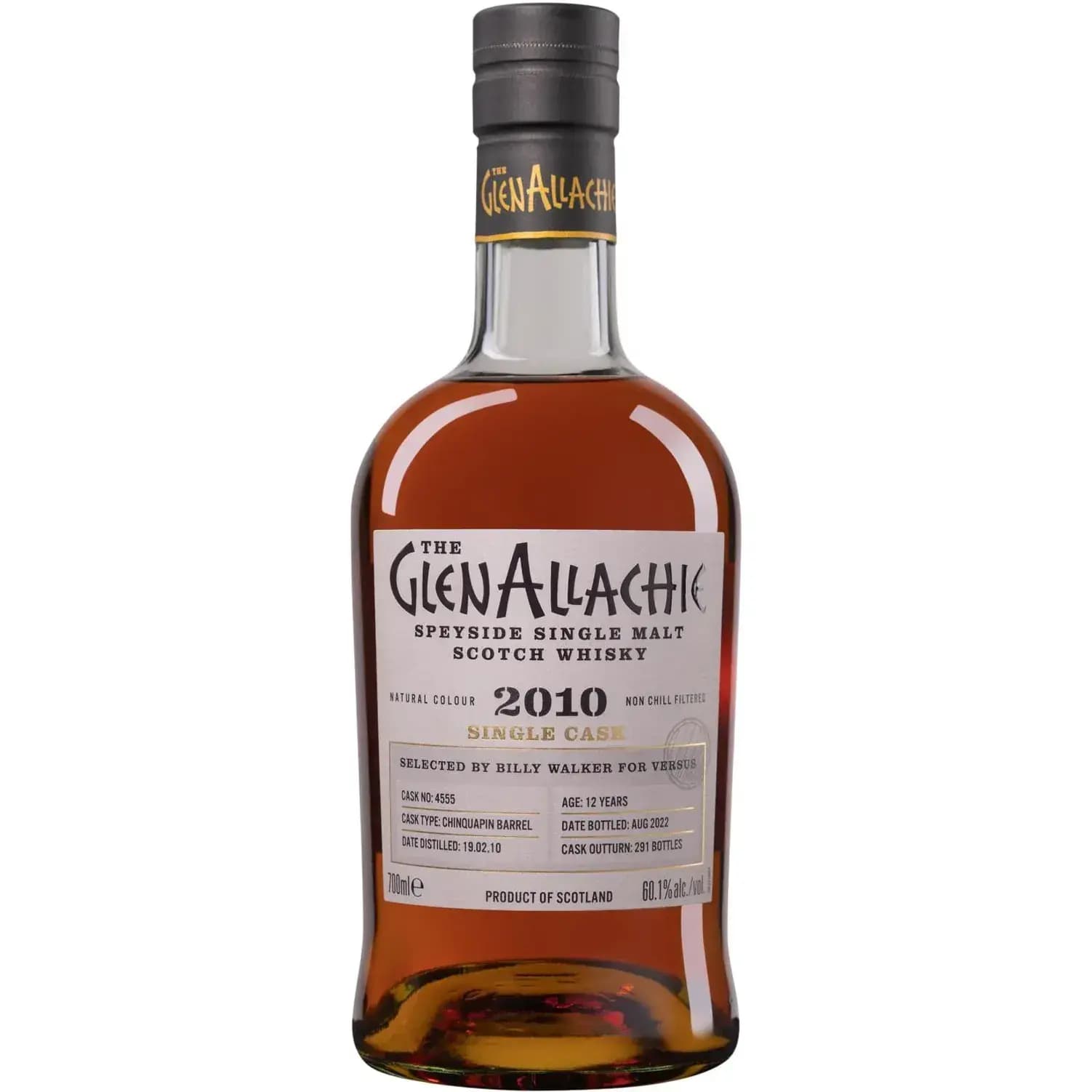 Glenallachie 12 Years Old 2010 Single Cask Cask Nr.4555