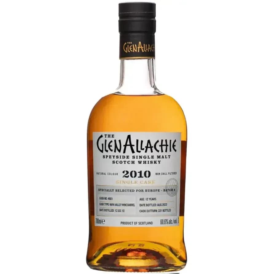 Glenallachie 12 Years Old 2010 Single Cask For Europe - Batch 5 Cask Nr.4601