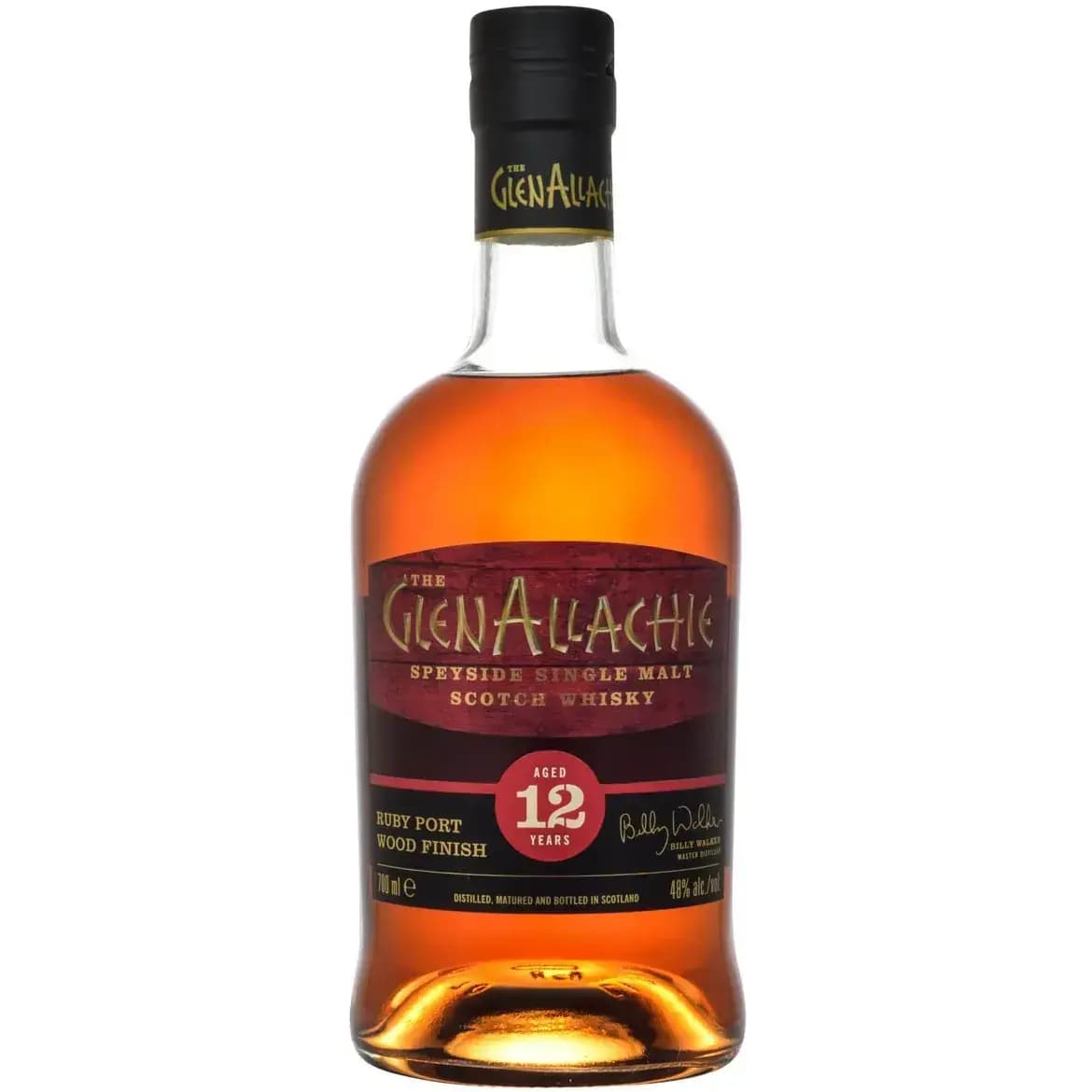 Glenallachie 12 Years Old Ruby Port Wood Finish