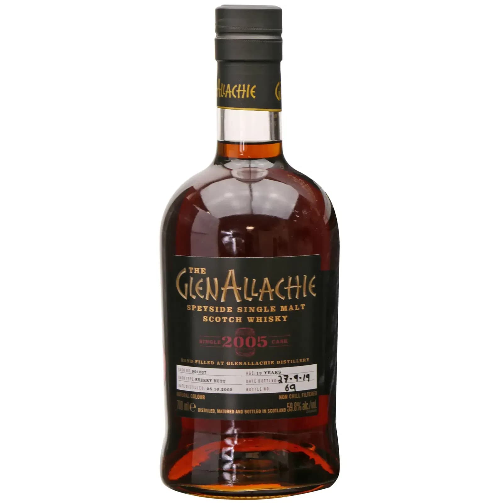 Glenallachie 13 Years Old 2005 Single Cask Cask Nr.901037