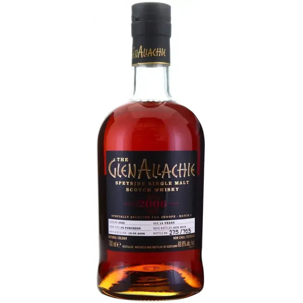 Glenallachie 13 Years Old 2006 Single Cask For Europe - Batch 2 Cask Nr.4522