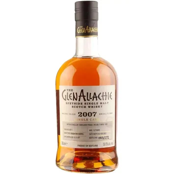 Glenallachie 13 Years Old 2007 Single Cask Cask Nr.6871