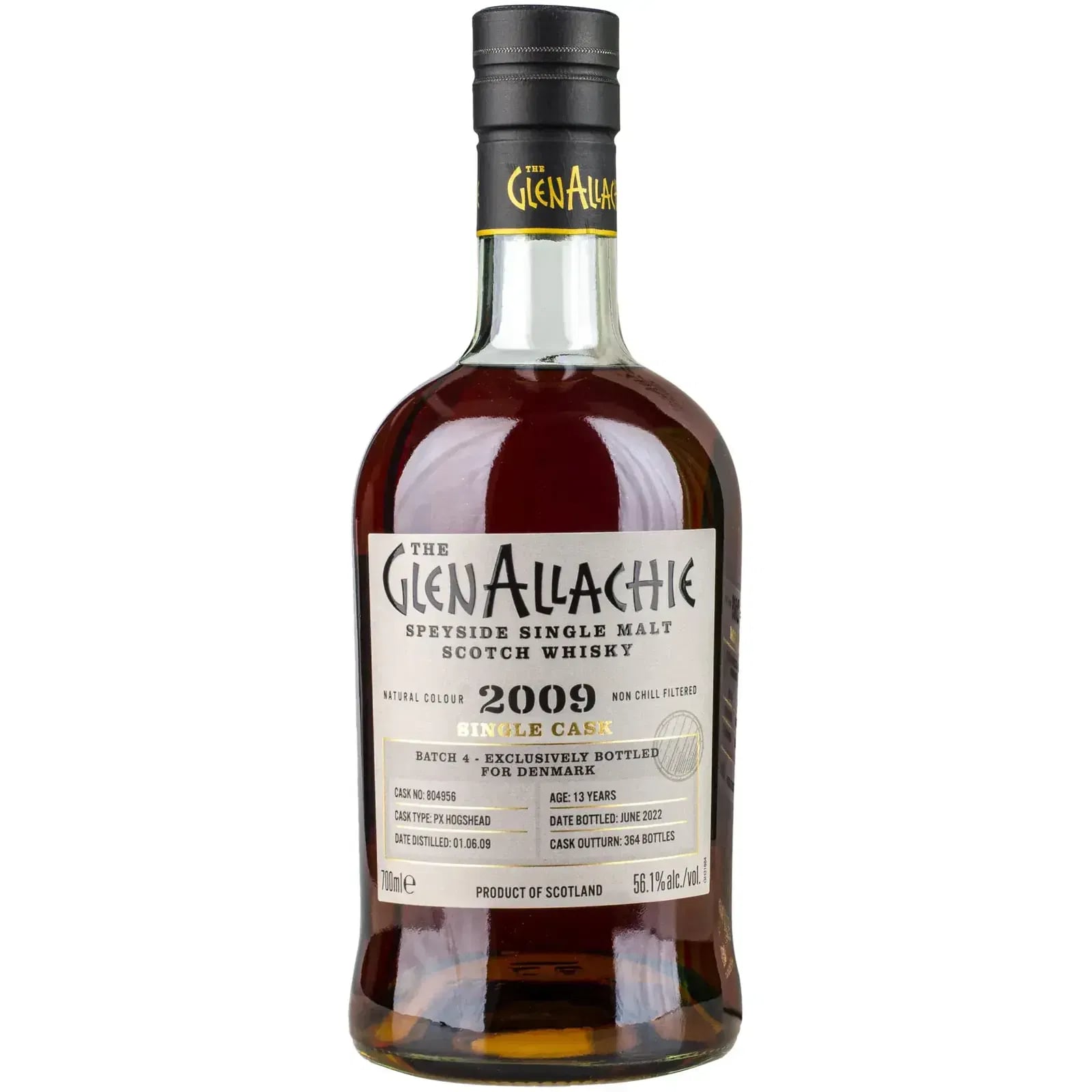 Glenallachie 13 Years Old 2009 Single Cask Cask Nr.804956