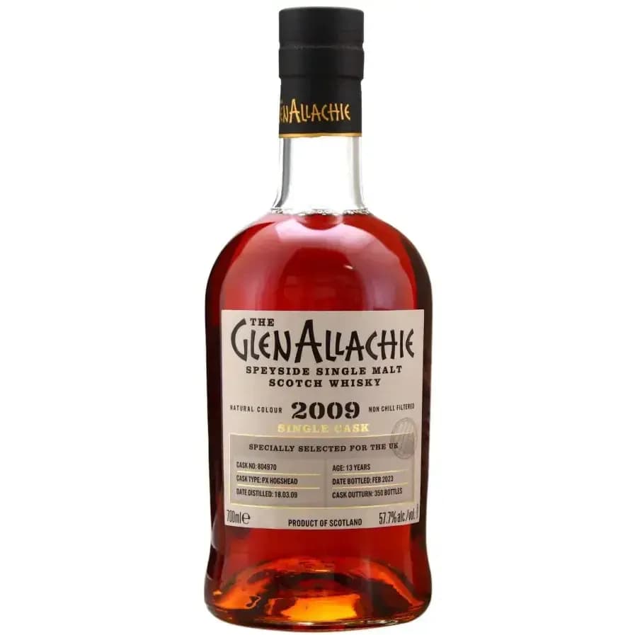 Glenallachie 13 Years Old 2009 Single Cask Cask Nr.804970