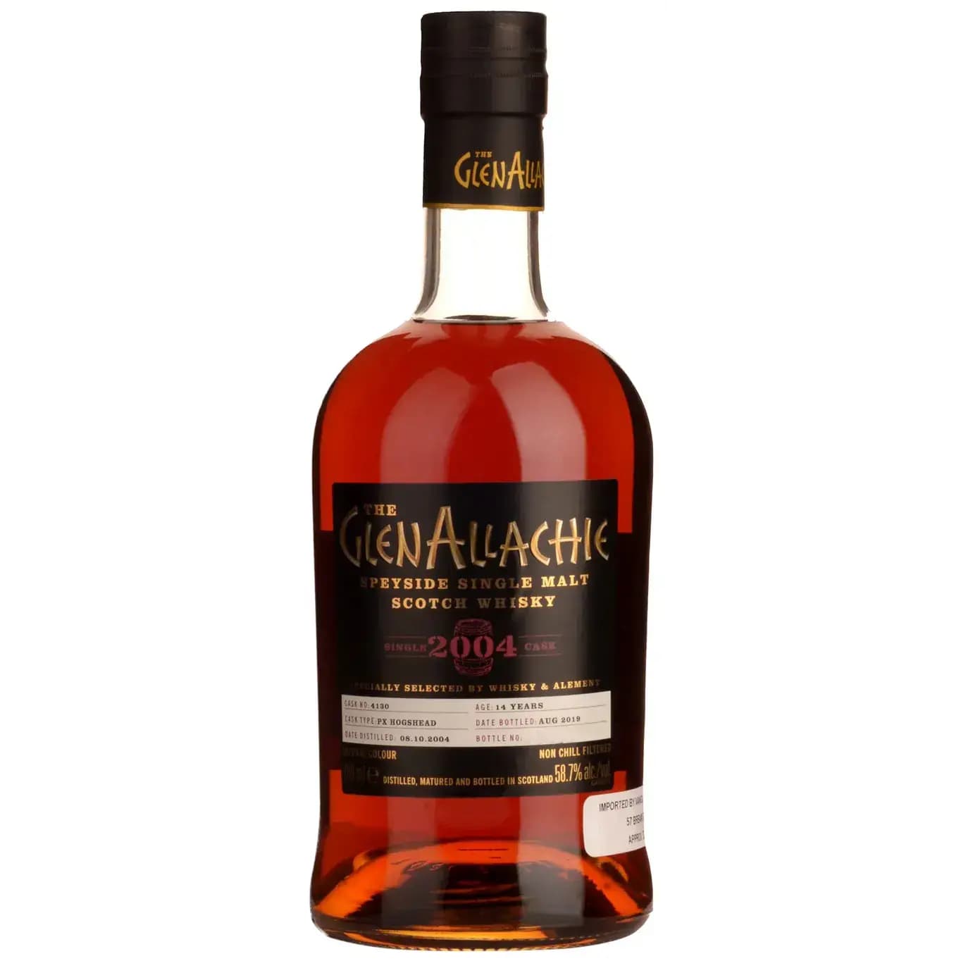 Glenallachie 14 Years Old 2004 Single Cask Cask Nr.4130