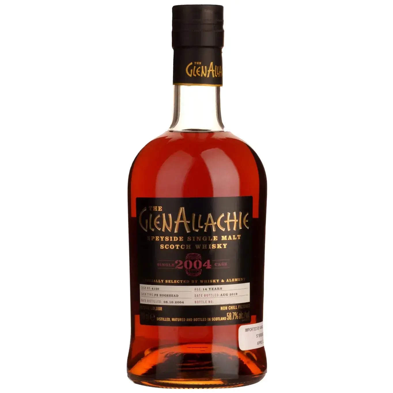 Glenallachie 14 Years Old 2004 Single Cask Cask Nr.4130