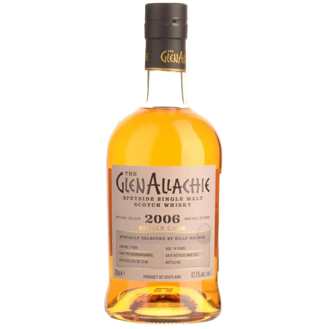 Glenallachie 14 Years Old 2006 Single Cask Cask Nr.111906