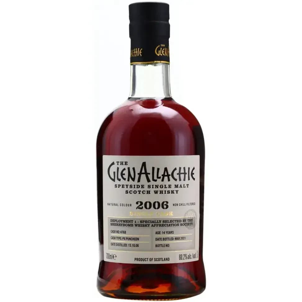 Glenallachie 14 Years Old 2006 Single Cask Cask Nr.4768