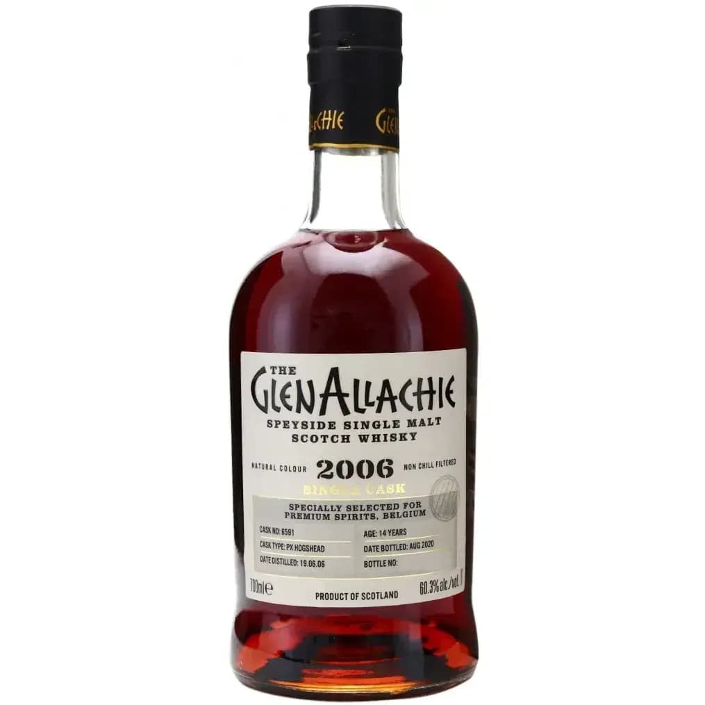 Glenallachie 14 Years Old 2006 Single Cask Cask Nr.6591