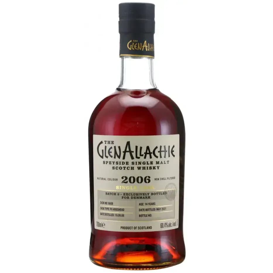 Glenallachie 14 Years Old 2006 Single Cask Cask Nr.6608