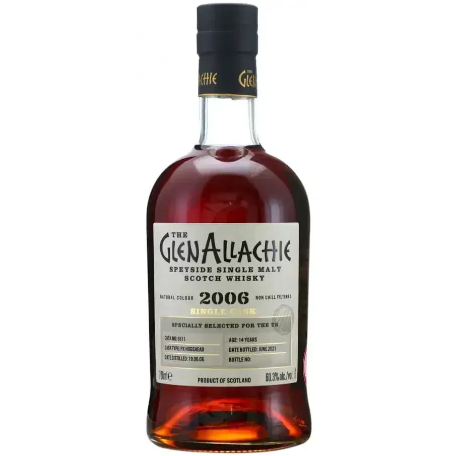 Glenallachie 14 Years Old 2006 Single Cask Cask Nr.6611