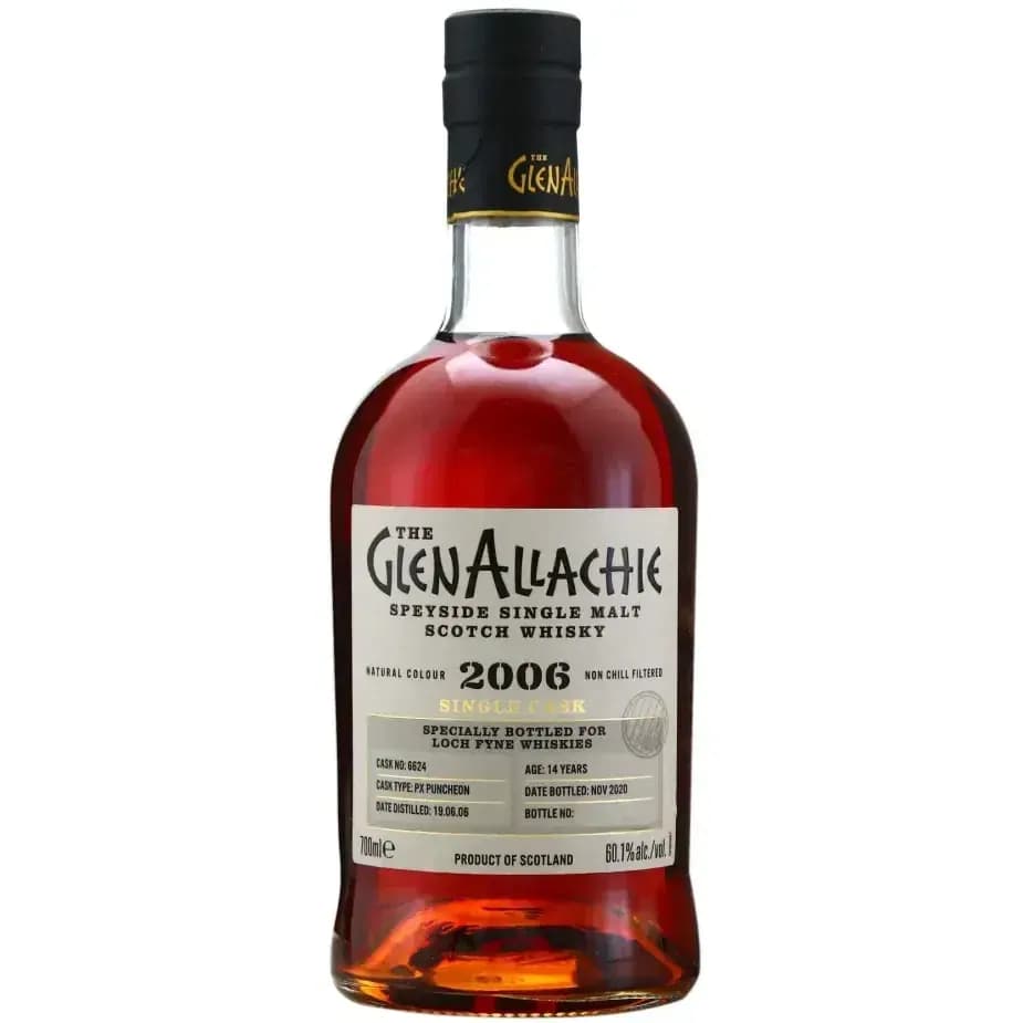 Glenallachie 14 Years Old 2006 Single Cask Cask Nr.6624