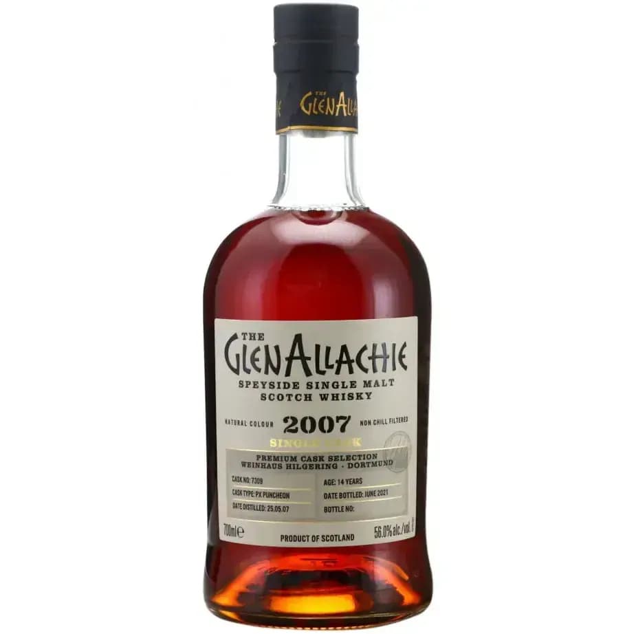 Glenallachie 14 Years Old 2007 Single Cask Cask Nr.7309