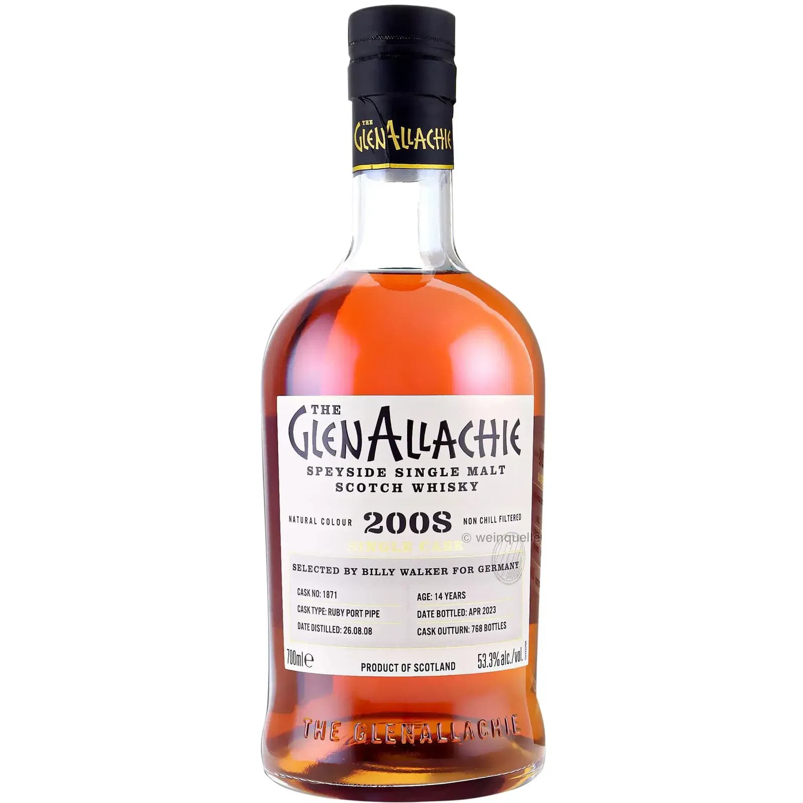 Glenallachie 14 Years Old 2008 Cask Nr.1871
