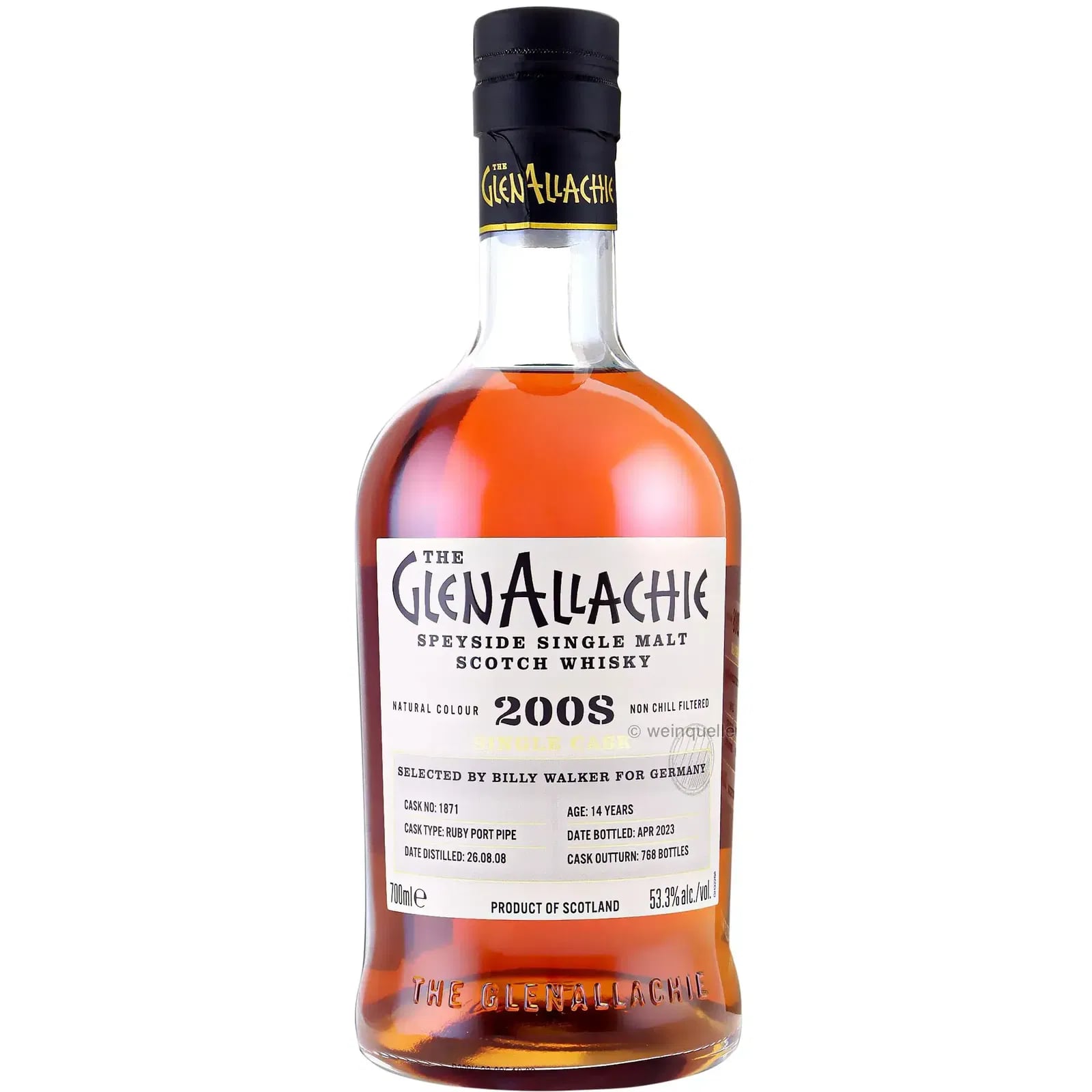 Glenallachie 14 Years Old 2008 Cask Nr.1871