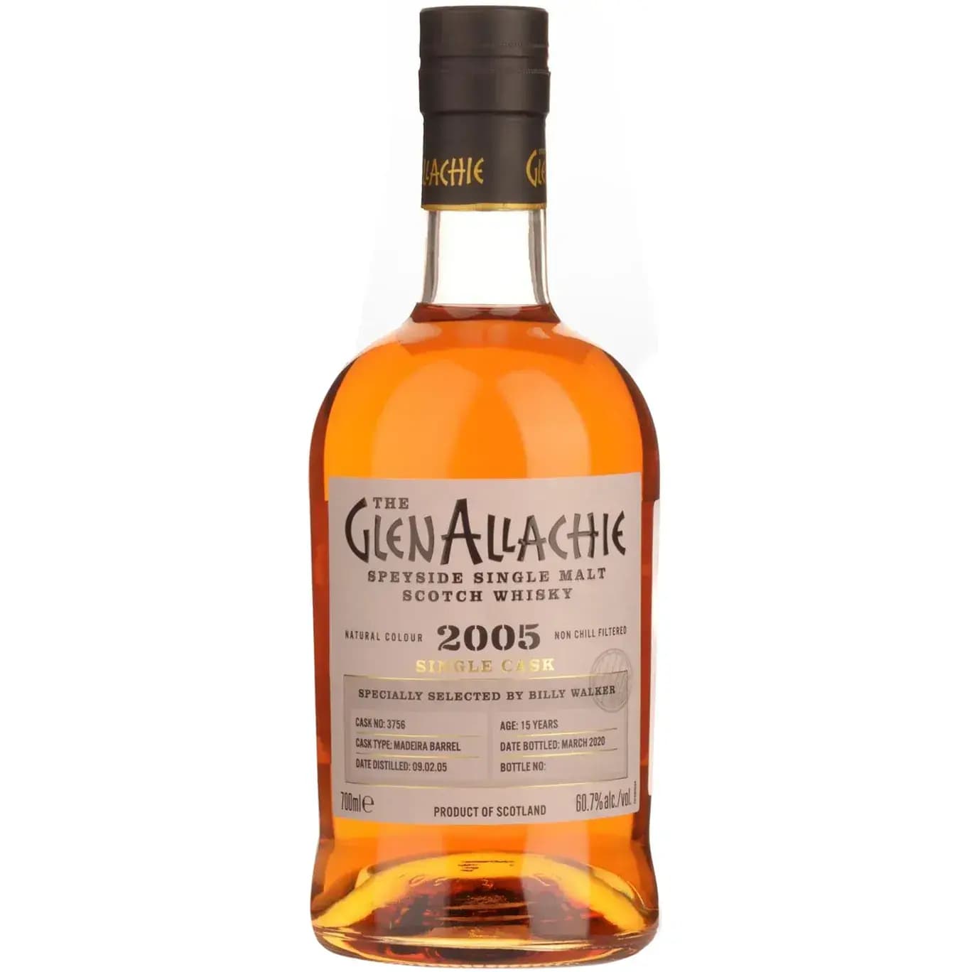 Glenallachie 15 Years Old 2005 Single Cask Cask Nr.3756