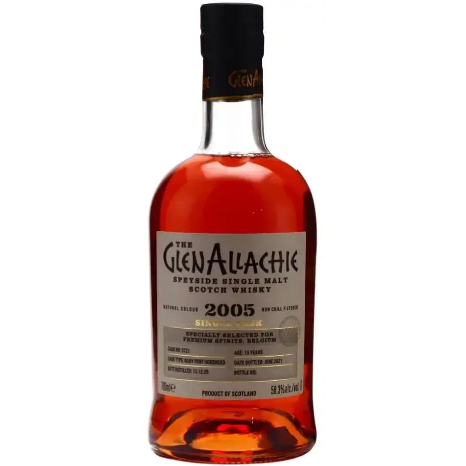 Glenallachie 15 Years Old 2005 Single Cask Cask Nr.5721