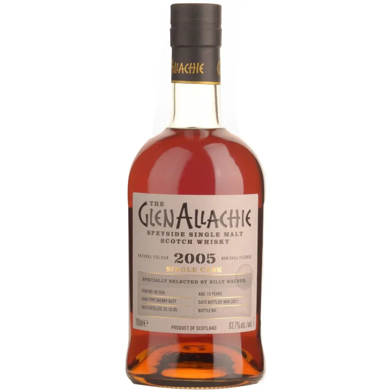 Glenallachie 15 Years Old 2005 Single Cask Cask Nr.901026