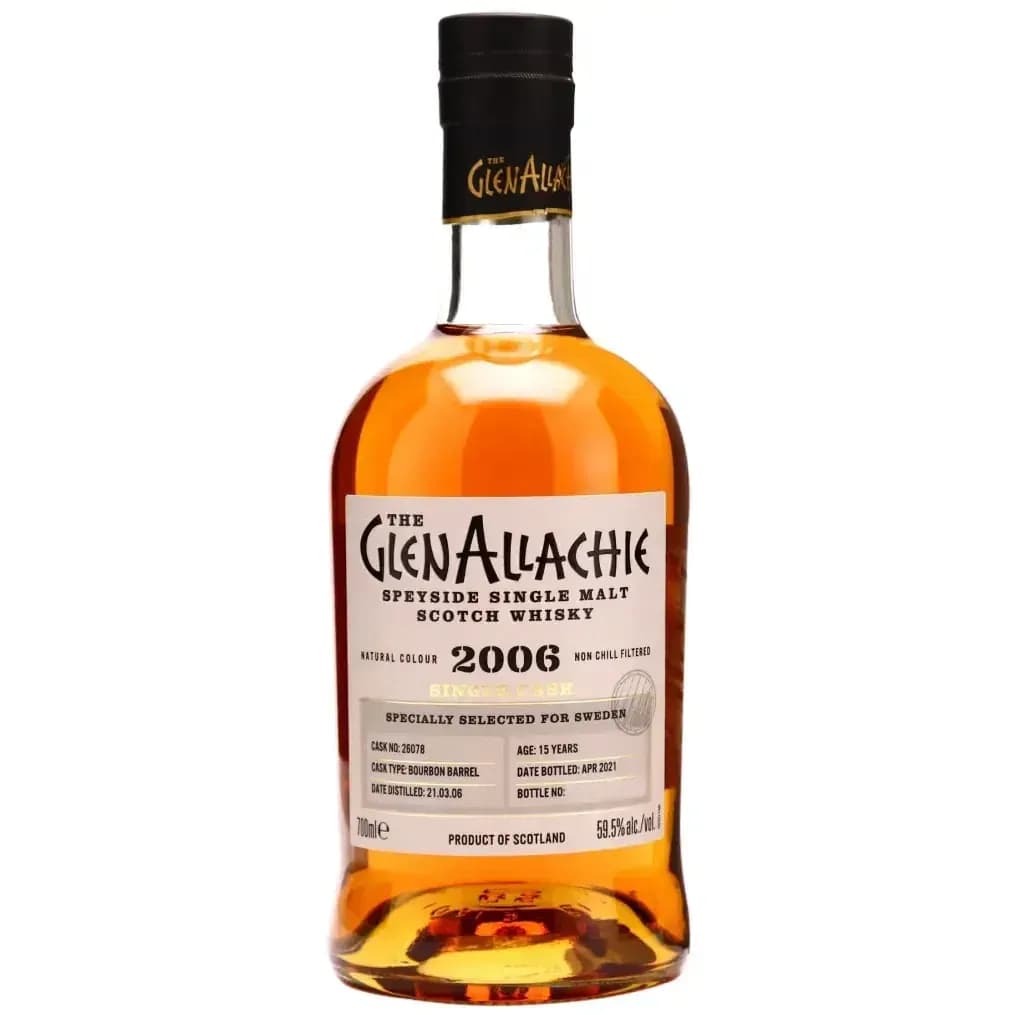 Glenallachie 15 Years Old 2006 Single Cask Cask Nr.26078