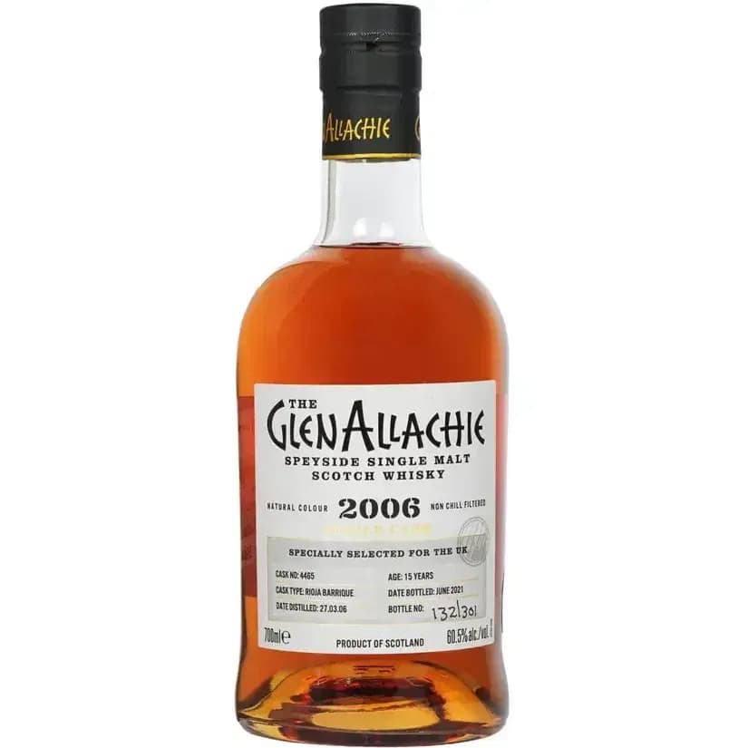 Glenallachie 15 Years Old 2006 Single Cask Cask Nr.4465