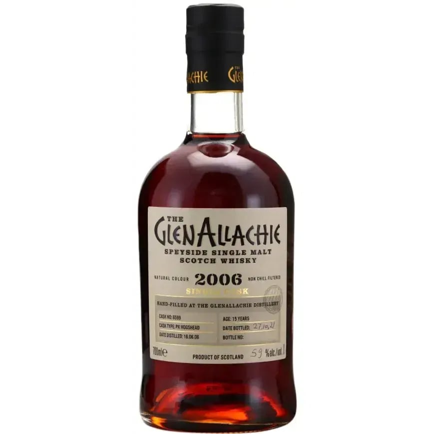 Glenallachie 15 Years Old 2006 Single Cask Cask Nr.6599