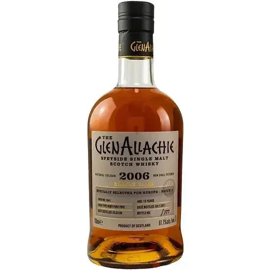 Glenallachie 15 Years Old 2006 Single Cask For Europe - Batch 4 Cask Nr.1841