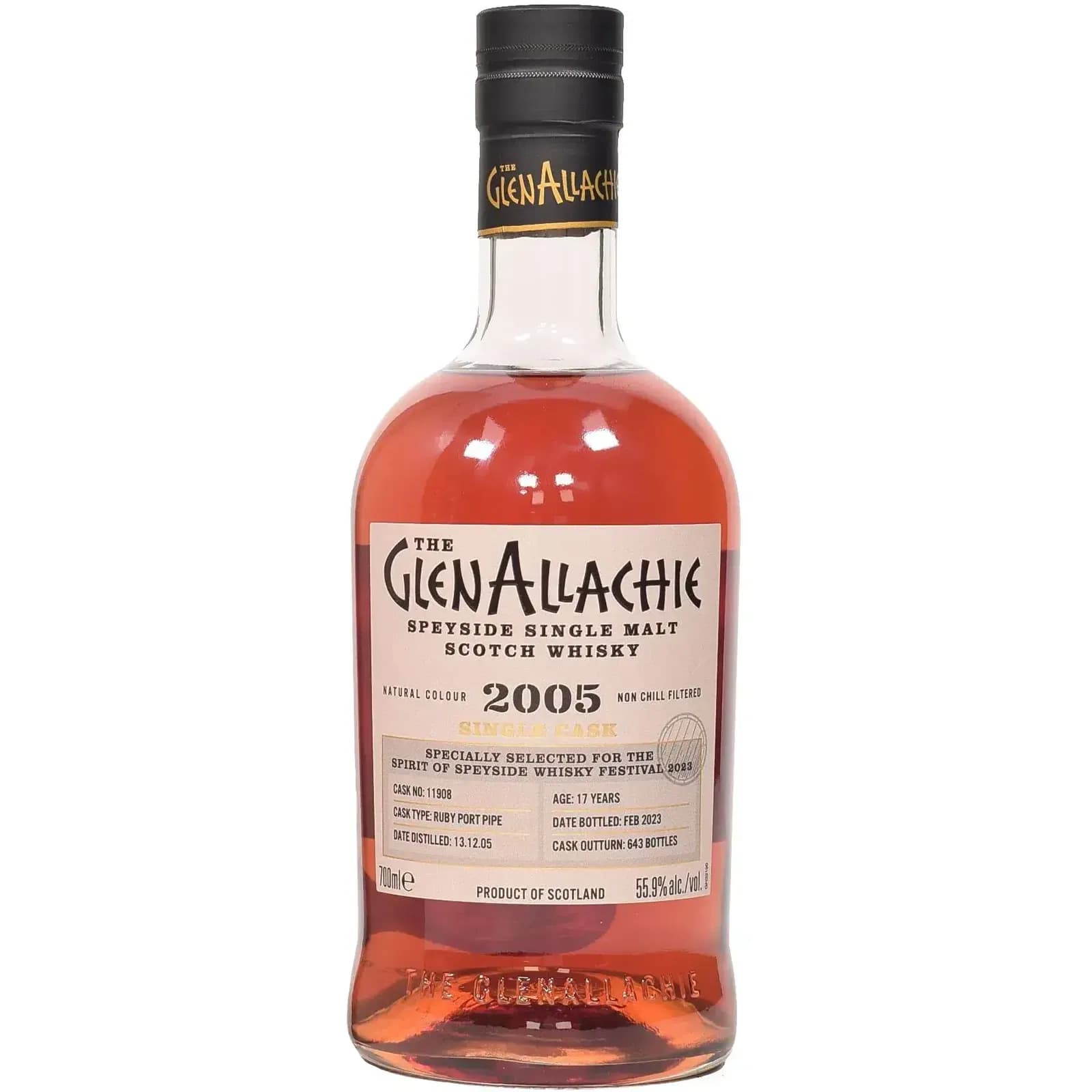 Glenallachie 17 Years Old 2005 Cask Nr.11908