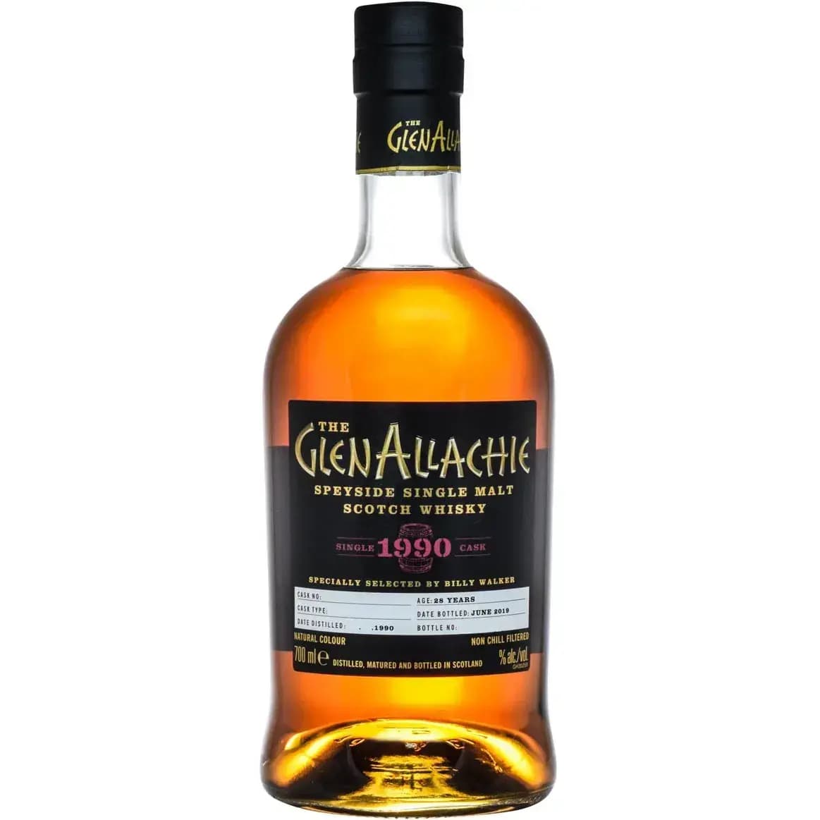 Glenallachie 28 Years Old 1990 Single Cask Cask Nr.1465