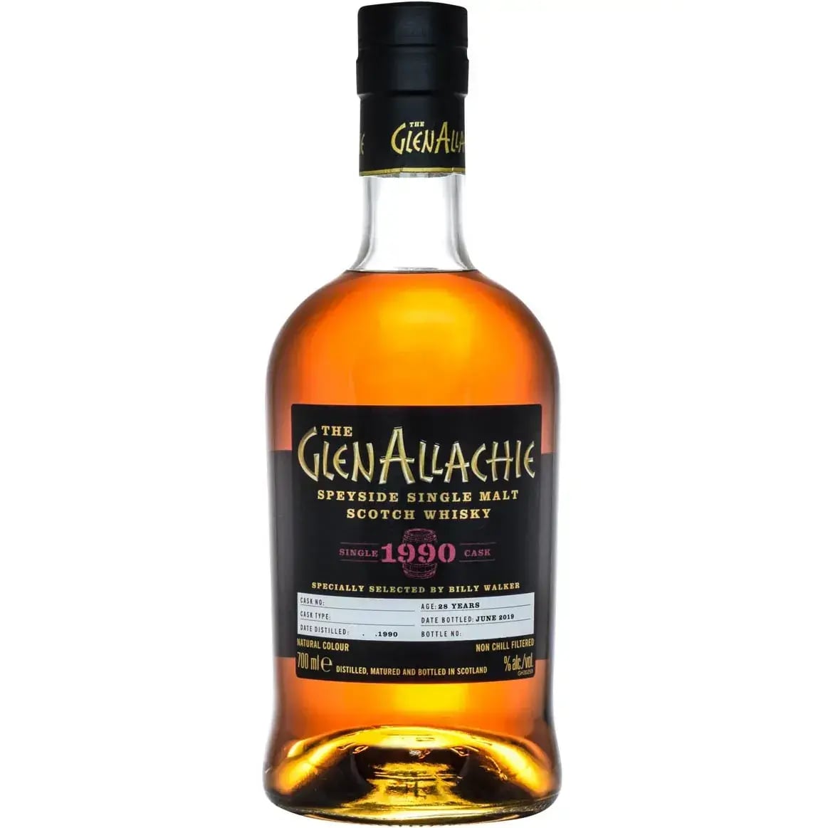 Glenallachie 28 Years Old 1990 Single Cask Cask Nr.1465