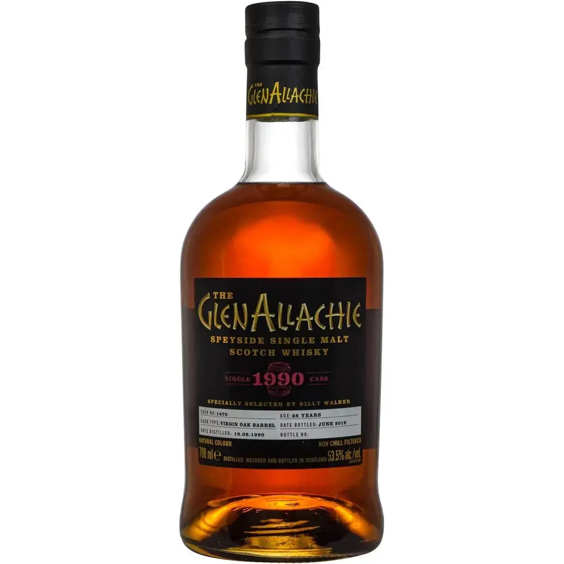 Glenallachie 28 Years Old 1990 Single Cask Cask Nr.1470