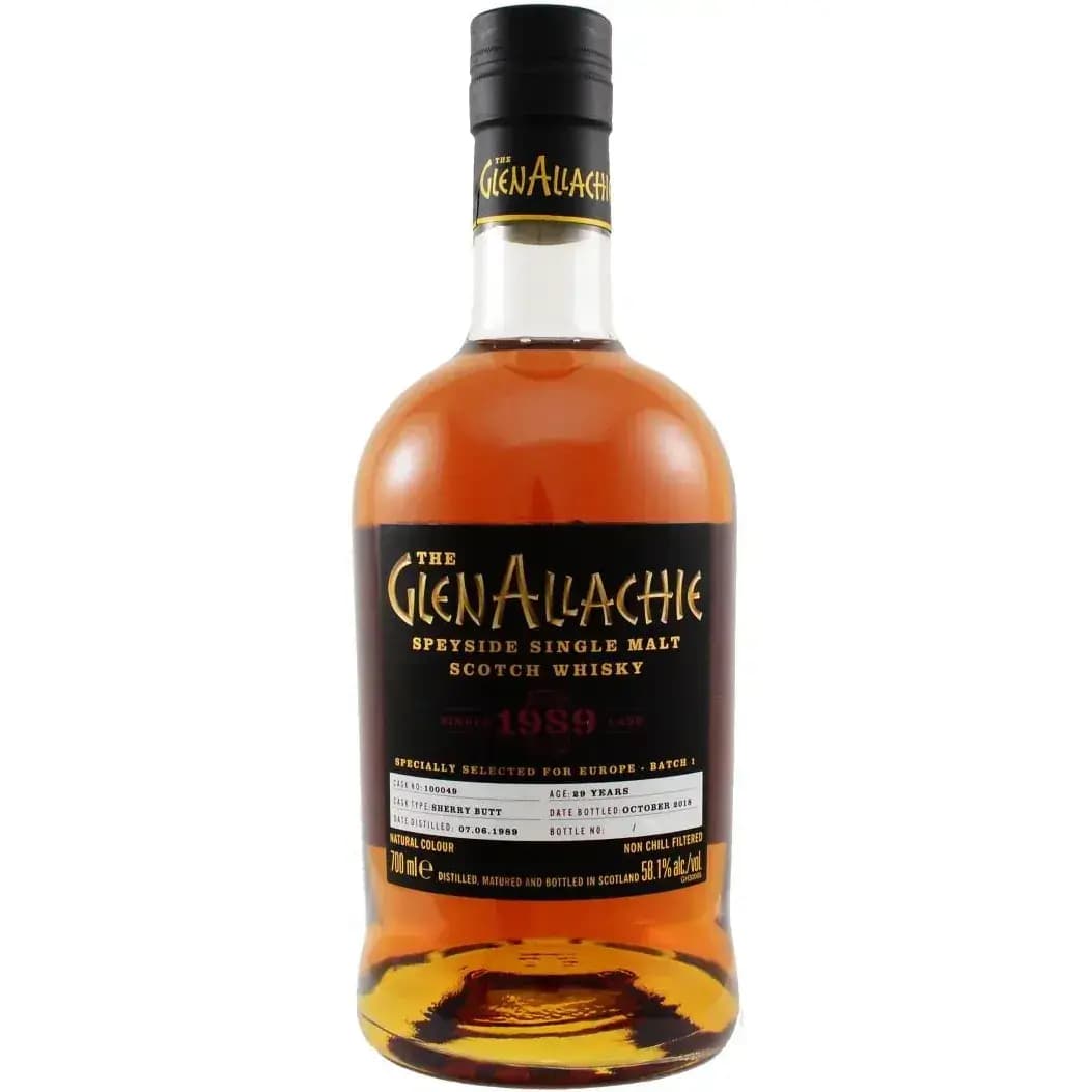 Glenallachie 29 Years Old 1989 Batch 1 Cask Nr.100049