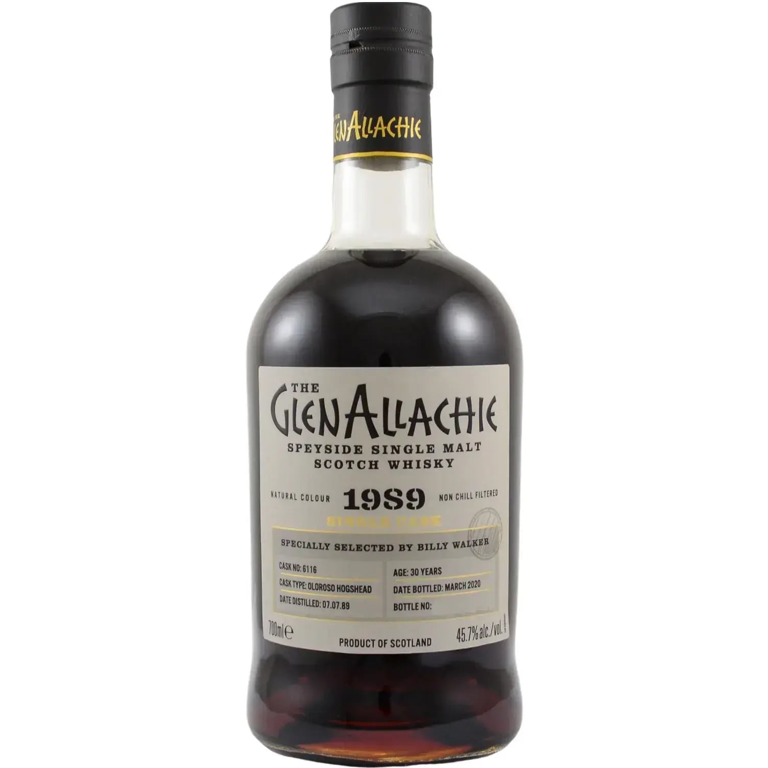 Glenallachie 30 Years Old 1989 Single Cask Cask Nr.6116