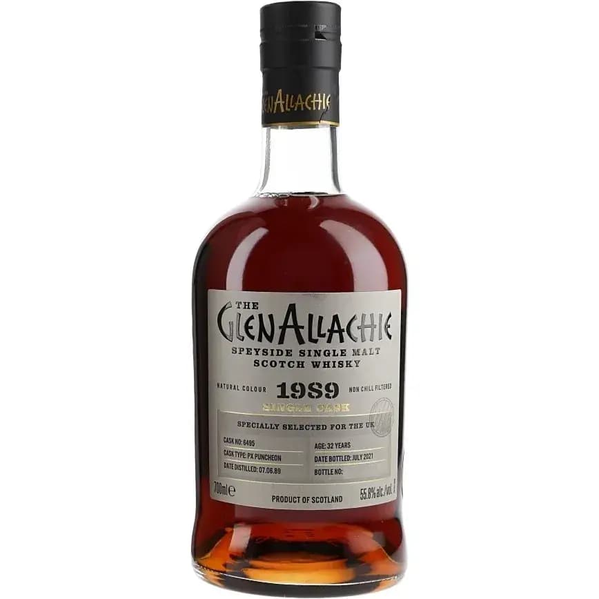 Glenallachie 32 Years Old 1989 Single Cask Cask Nr.6495
