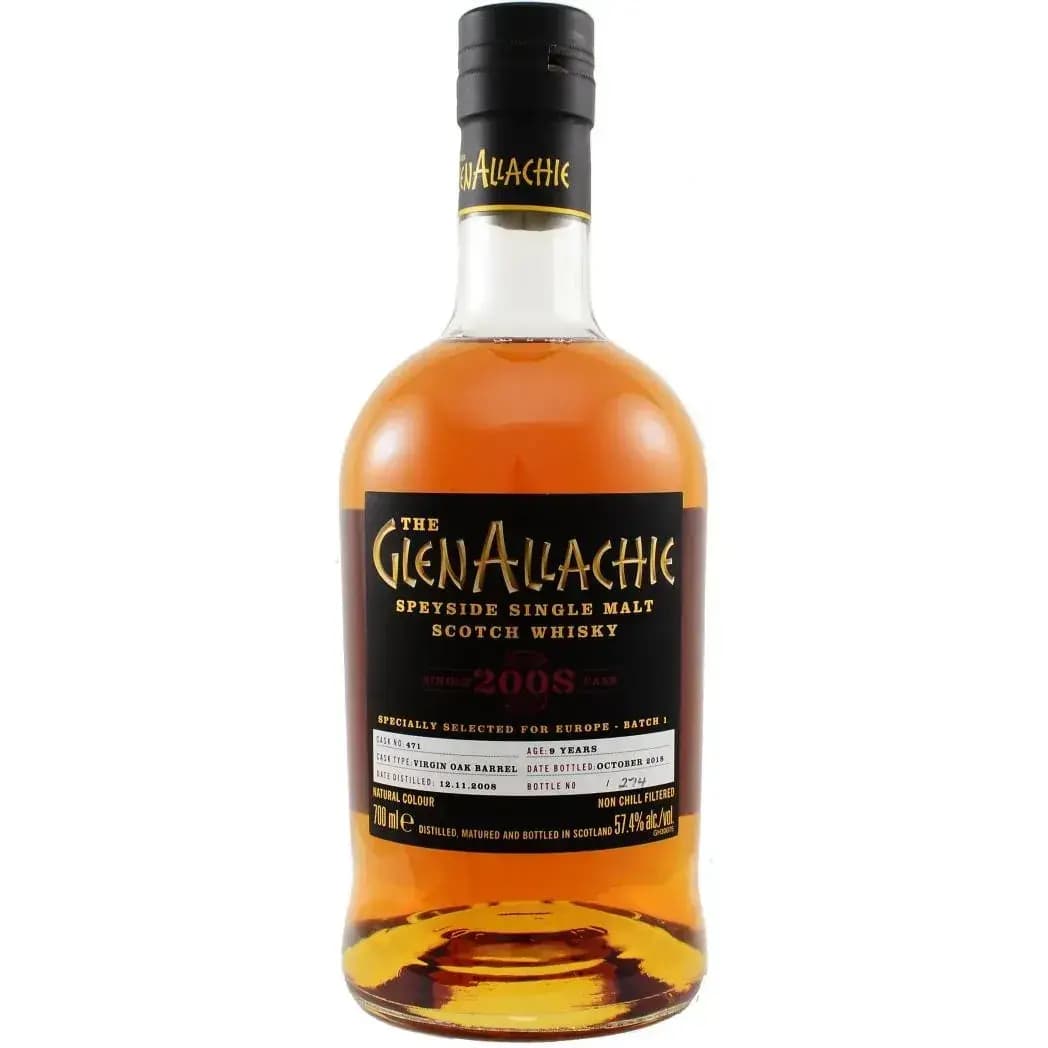 Glenallachie 9 Years Old 2008 Single Cask For Europe - Batch 1 Cask Nr.471
