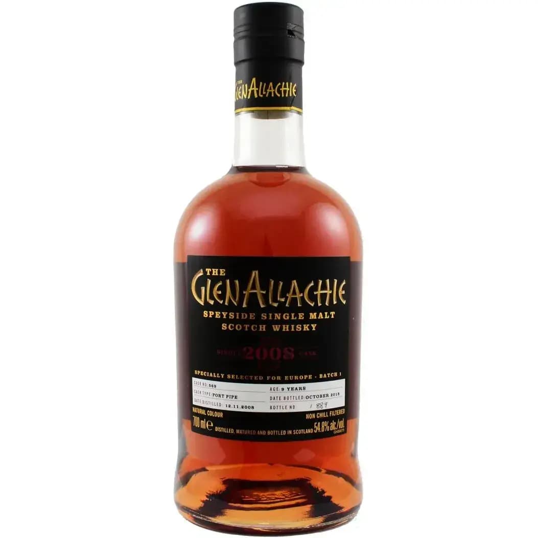 Glenallachie 9 Years Old 2008 Single Cask For Europe - Batch 1 Cask Nr.569