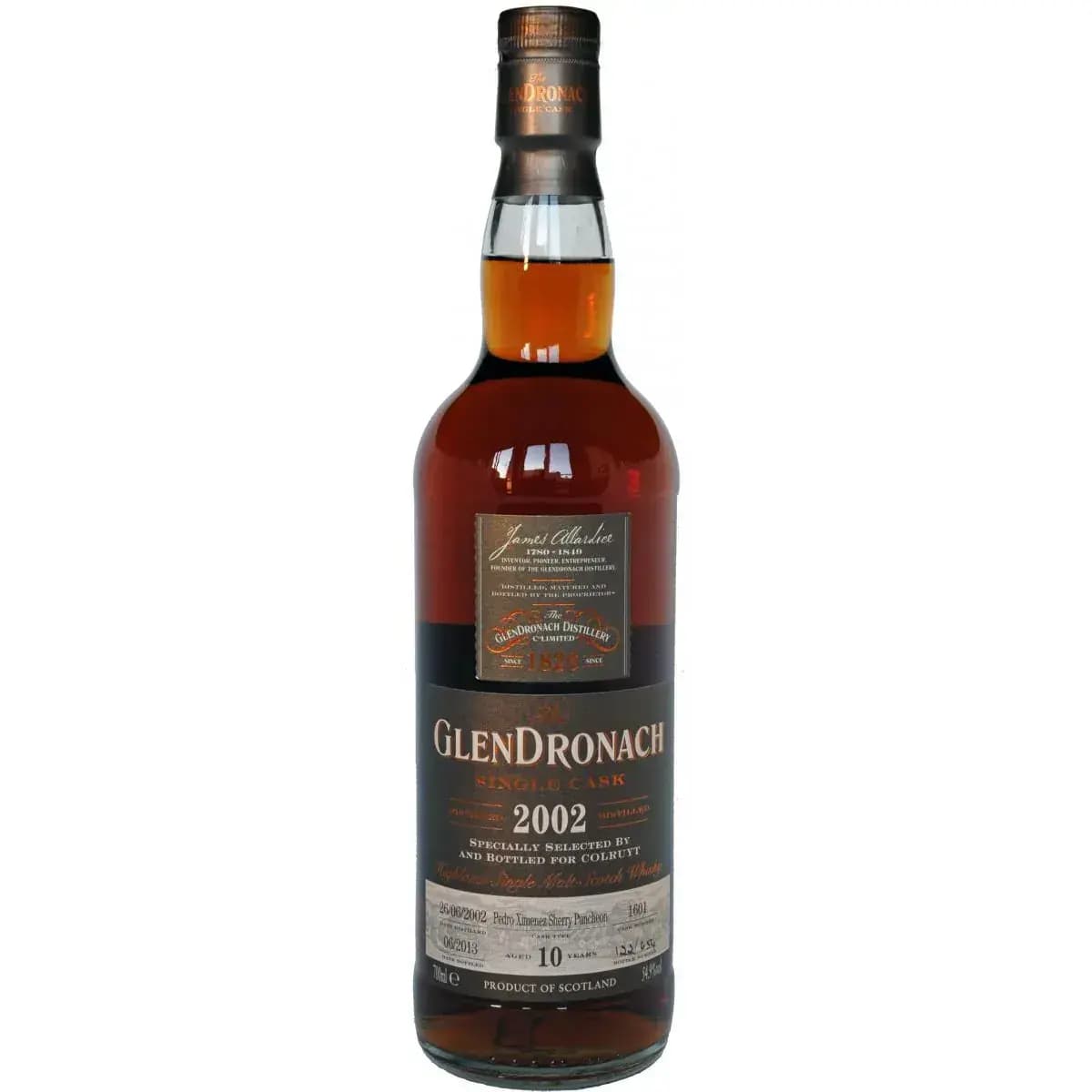 Glendronach 10 Years Old 2002 Single Cask Nr.1601
