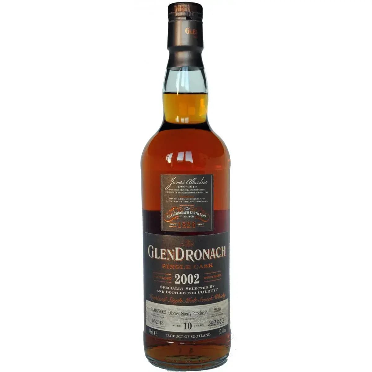 Glendronach 10 Years Old 2002 Single Cask Nr.2640
