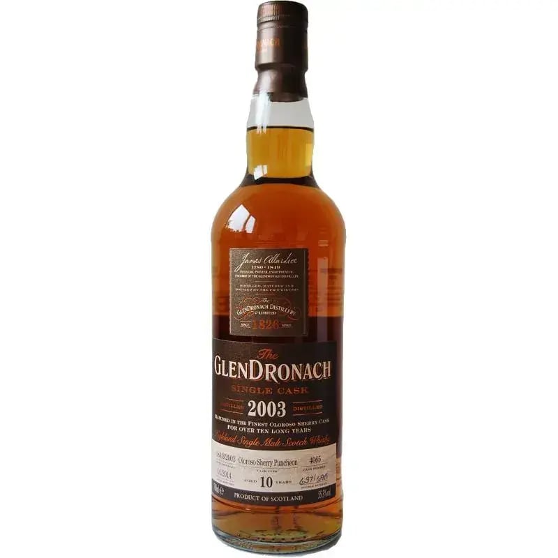 Glendronach 10 Years Old 2003 Single Cask Nr.4065