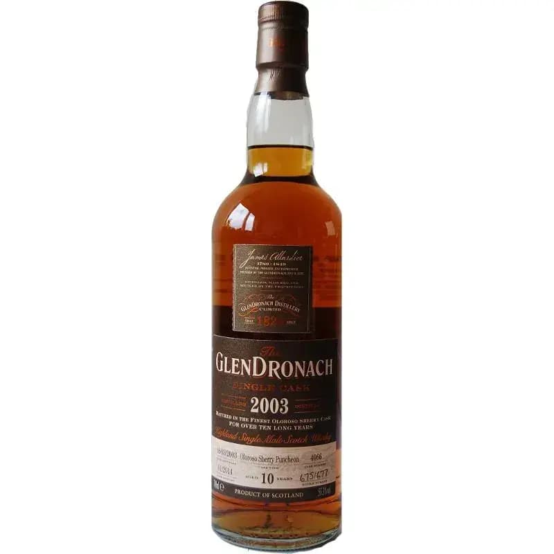 Glendronach 10 Years Old 2003 Single Cask Nr.4066
