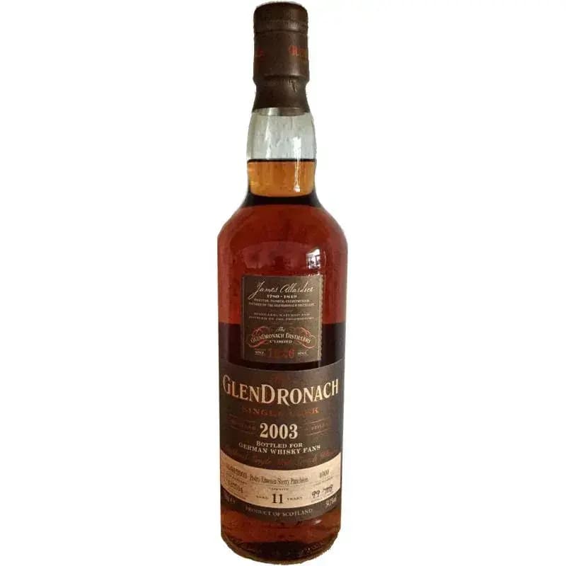 Glendronach 11 Years Old 2003 Single Cask Nr.4000