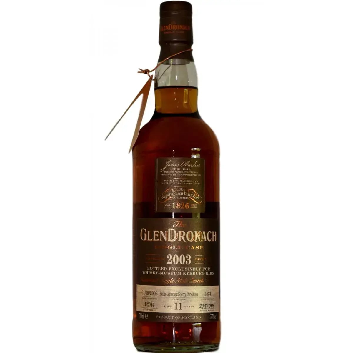 Glendronach 11 Years Old 2003 Single Cask Nr.4631