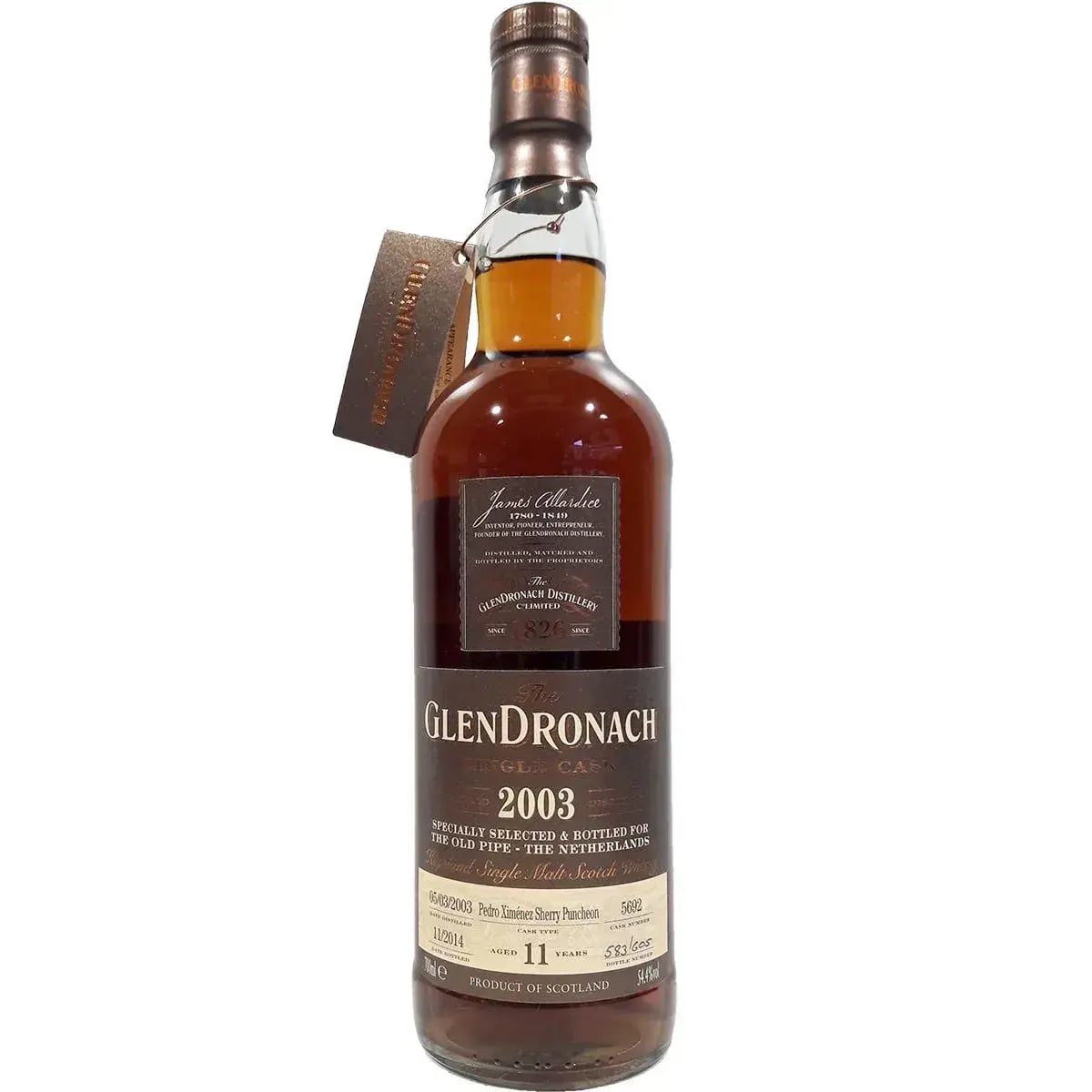Glendronach 11 Years Old 2003 Single Cask Nr.5692