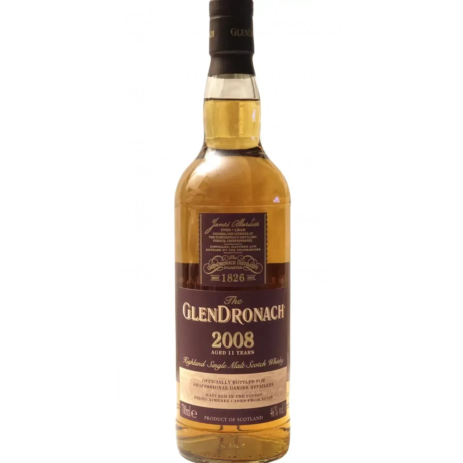 Glendronach 11 Years Old 2008 Vintage Bottling