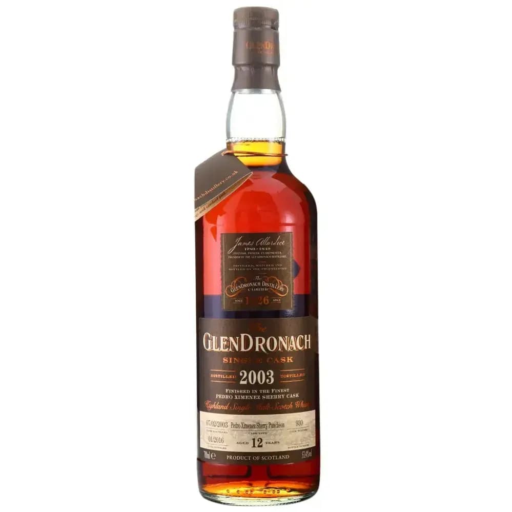 Glendronach 12 Years Old 2003 Single Cask - Batch 13 Nr.930