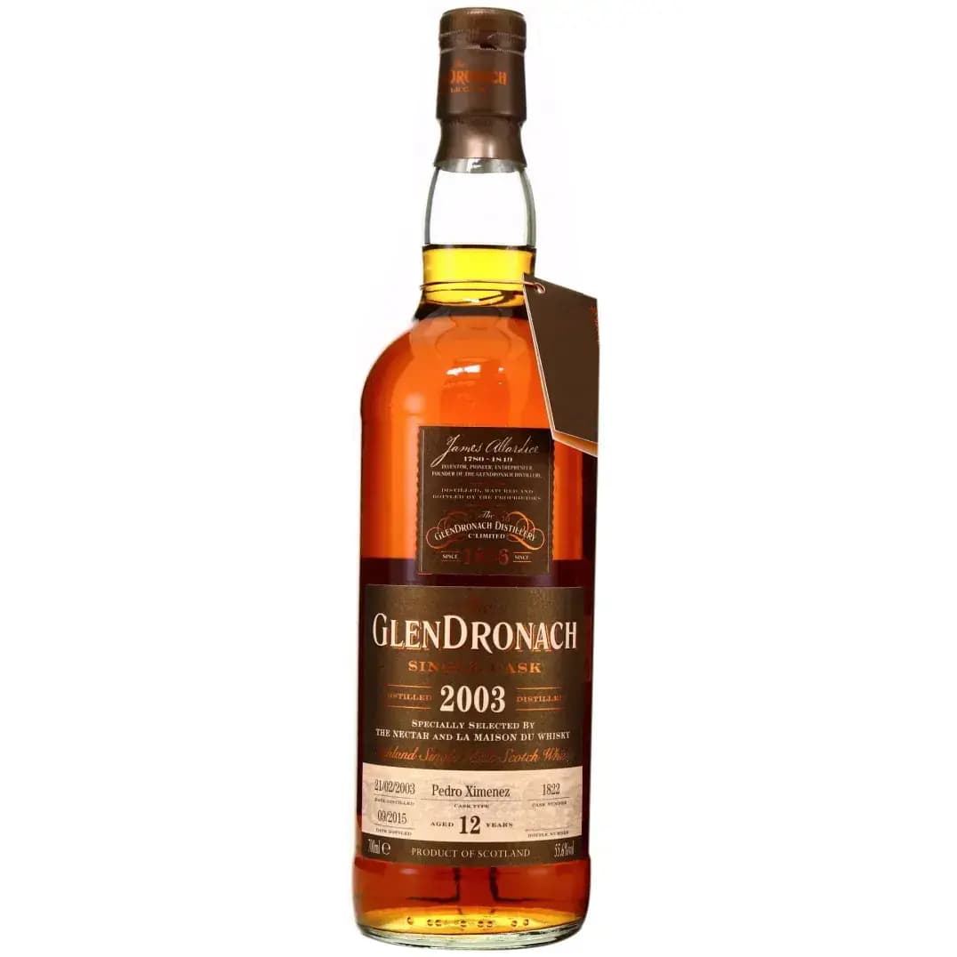 Glendronach 12 Years Old 2003 Single Cask Nr.1822
