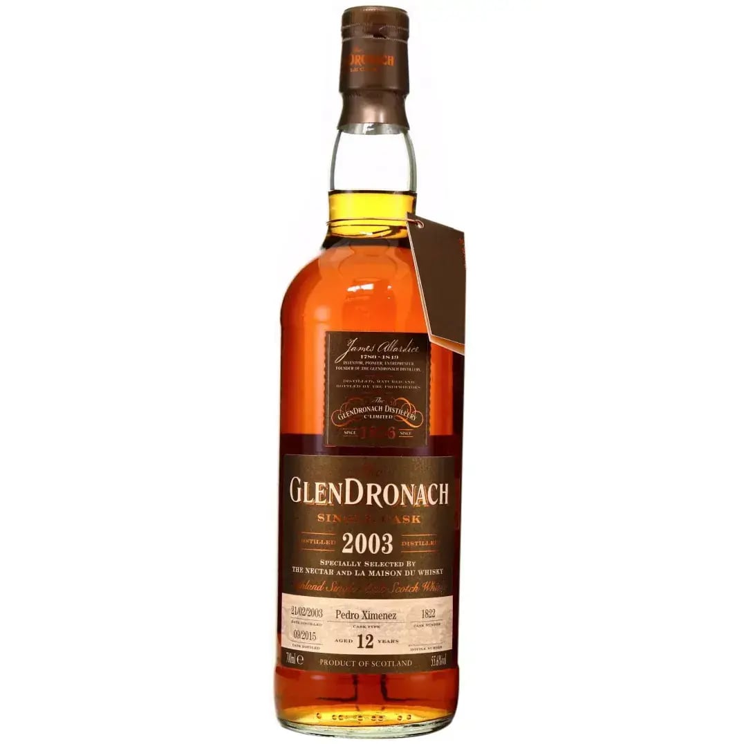 Glendronach 12 Years Old 2003 Single Cask Nr.1822